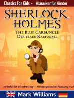 Sherlock Holmes re-told for children / KIndergerechte Fassung The Blue Carbuncle / Der blaue Karfunkel
