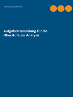 Aufgabensammlung für die Oberstufe zur Analysis