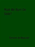 Must We Burn de Sade?