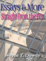 Essays & More Straight From The Pen