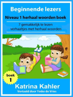 Beginnende lezers: Niveau 1 herhaal woorden boek