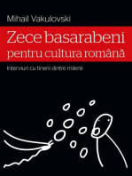 Zece basarabeni pentru cultura română (interviuri cu tinerii dintre milenii)