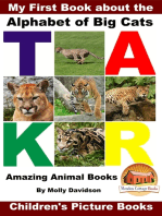My First Book about the Alphabet of Big Cats: Amazing Animal Books - Children's Picture Books