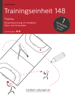 Körpertäuschung im Handball - Üben und Anwenden (TE 148): Handball Fachliteratur