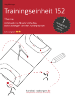 Antizipatives Abwehrverhalten: Bälle abfangen von der Außenposition (TE 152): Handball Fachliteratur