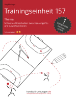 Schnelles Umschalten zwischen Angriffs- und Abwehraktionen (TE 157): Handball Fachliteratur