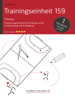 Positionsspezifische Wurfserien unter Vorbelastung mit Kräftigung (TE 159): Handball Fachliteratur