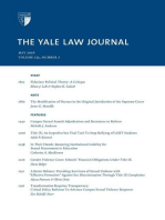 Yale Law Journal: Volume 125, Number 7 - May 2016