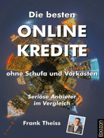 Die besten Online Kredite ohne Schufa und Vorkosten: Seriöse Anbieter im Vergleich