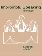 Impromptu Speaking