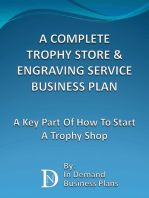 A Complete Trophy Store & Engraving Service Business Plan: A Key Part Of How To Start A Trophy Shop