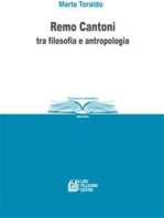 Remo Cantoni tra filosofia e antropologia