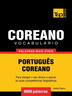 Vocabulário Português-Coreano: 9000 palavras mais úteis
