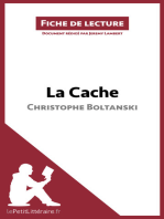 La Cache de Christophe Boltanski (Fiche de lecture): Résumé complet et analyse détaillée de l'oeuvre