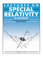 Lectures on Special Relativity