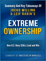 Extreme Ownership: How U.S. Navy SEALs Lead and Win | Summary & Key Takeaways