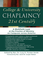 College & University Chaplaincy in the 21st Century: A Multifaith Look at the Practice of Ministry on Campuses across America