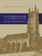 Unitarianism in the Antebellum South: The Other Invisible Institution
