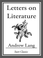 Letters on Literature