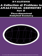A Collection of Problems in Analytical Geometry: Three-Dimensional Analytical Geometry