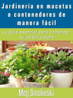 Jardinería en macetas o contenedores de manera fácil