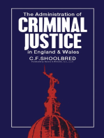 The Administration of Criminal Justice in England and Wales: Pergamon Modern Legal Outlines