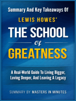 The School of Greatness: A Real-World Guide to Living Bigger, Loving Deeper, and Leaving a Legacy | Summary & Key Takeaways