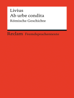 Ab urbe condita: Römische Geschichte. (Reclams Rote Reihe – Fremdsprachentexte)