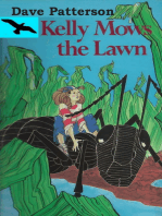 Kelly Mows the Lawn