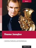 Thema Saxofon: Fachliches, Praktisches und Unterhaltsames