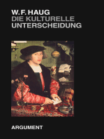 Die kulturelle Unterscheidung: Elemente einer Philosophie des Kulturellen