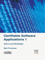 Certifiable Software Applications 1: Main Processes