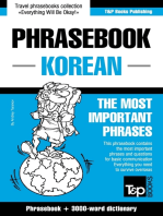 Phrasebook Korean