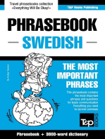Phrasebook Swedish
