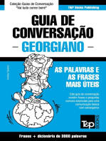 Guia de Conversação Português-Georgiano e vocabulário temático 3000 palavras
