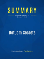 DotCom Secrets (Review and Analysis of Brunson's Book)