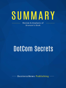 DotCom Secrets (Review and Analysis of Brunson's Book)