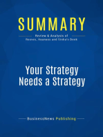Your Strategy Needs a Strategy (Review and Analysis of Reeves, Haanaes and Sinha's Book)