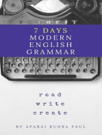 7 days modern english grammar: english grammar and composition, #1