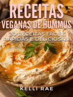 Receitas Veganas de Hummus: 20 receitas fáceis, rápidas e deliciosas!