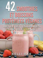 42 smoothies et boissons protéinées véganes