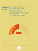 Guida rapida e razionale contro la riforma costituzionale