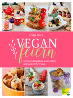 Vegan feiern: Köstliches Fingerfood, bunte Buffets und kreative Partyideen