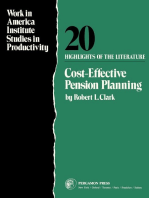 Cost-Effective Pension Planning: Work in America Institute Studies in Productivity: Highlights of The Literature
