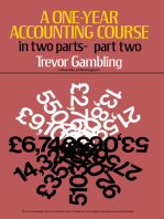 A One-Year Accounting Course: The Commonwealth and International Library: Social Administration, Training, Economics, and Production Division