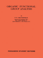 Organic Functional Group Analysis: International Series of Monographs on Analytical Chemistry, Volume 8