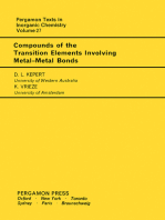 Compounds of the Transition Elements Involving Metal-Metal Bonds: Pergamon Texts in Inorganic Chemistry, Volume 27