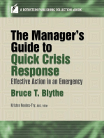 The Manager’s Guide to Quick Crisis Response: Effective Action in an Emergency