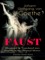 FAUST - Illustrated & Translated into English in the Original Meters (Literary Classics Series): Pact with the Devil – The Oldest German Legend