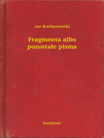 Fragmenta albo pozostałe pisma